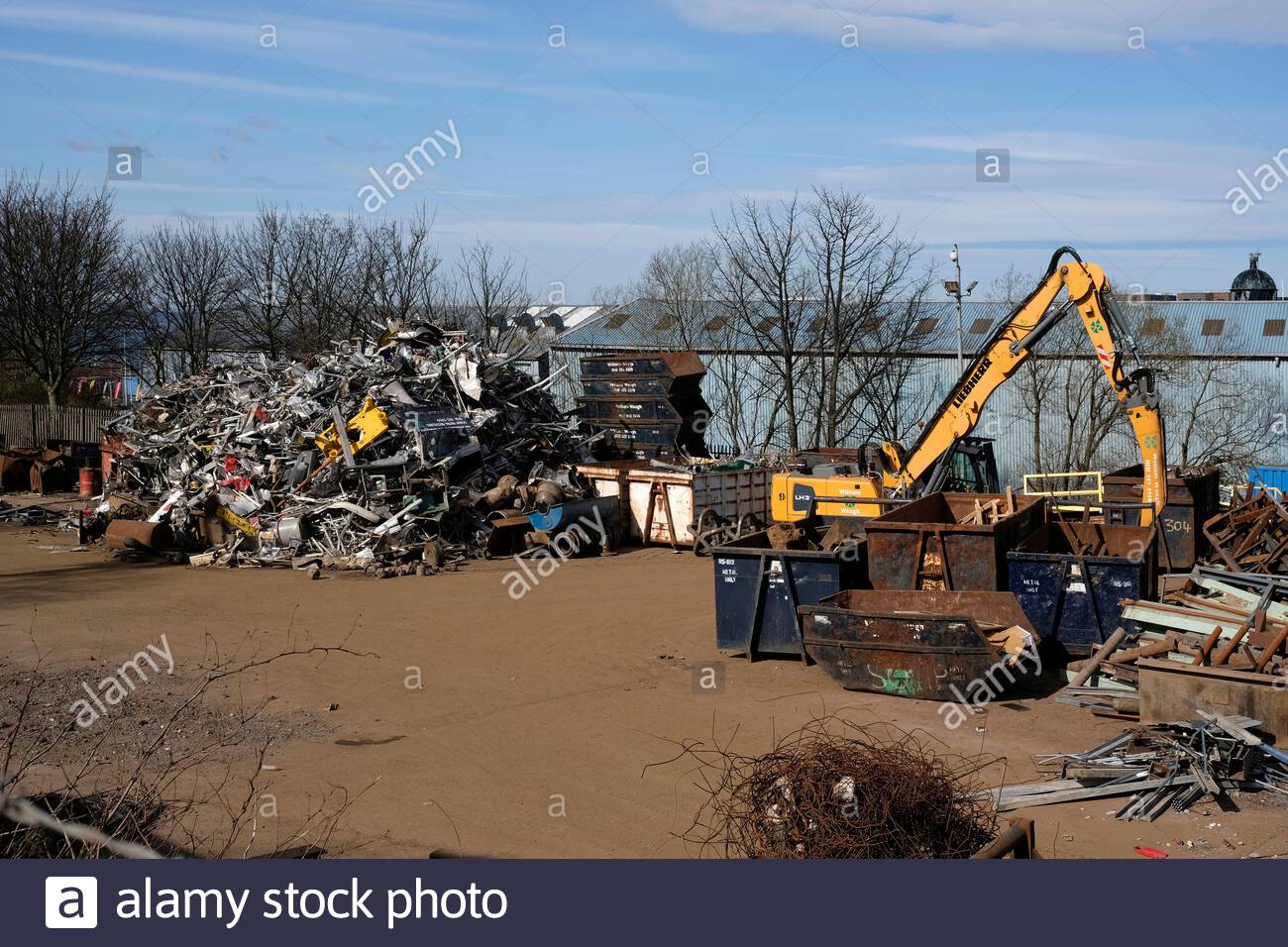 Scrapyard, Edinburgh Schottland Stockfoto