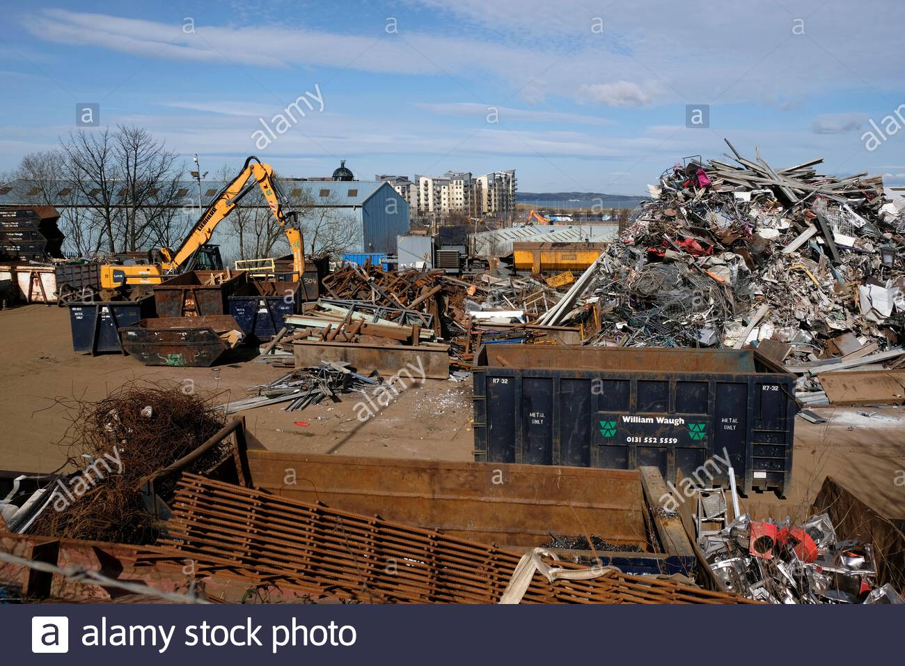 Scrapyard, Edinburgh Schottland Stockfoto