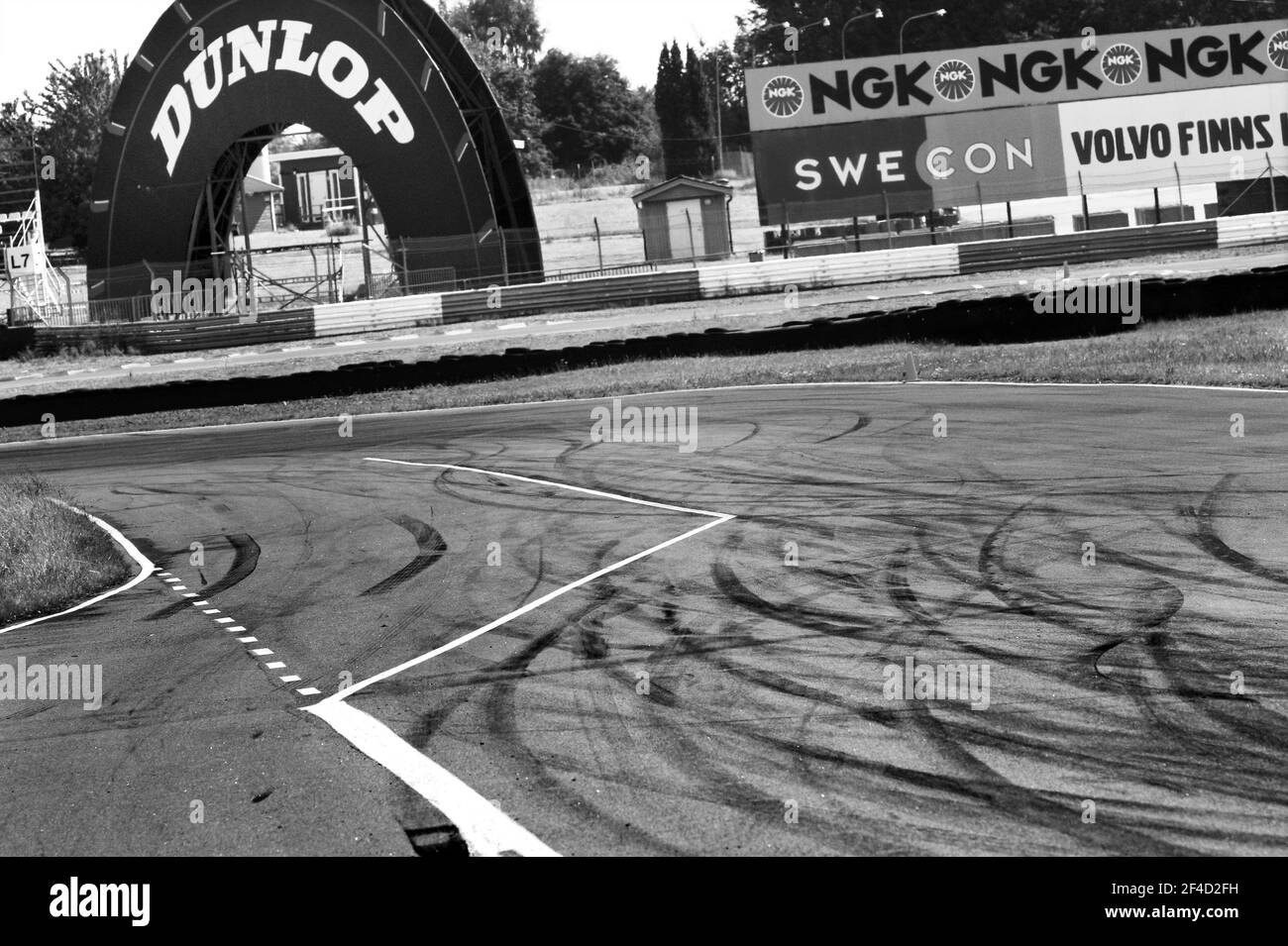 Mantorp Park. Stockfoto