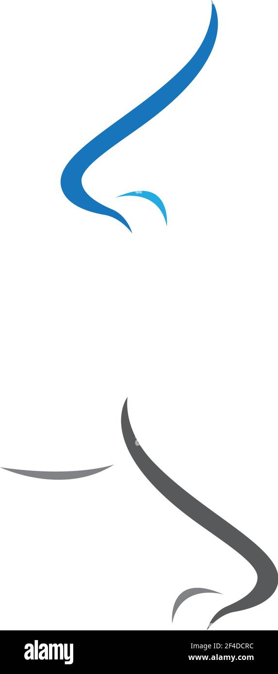 Nase Logo Vorlage Vektor Symbol Illustration Design Stock Vektor