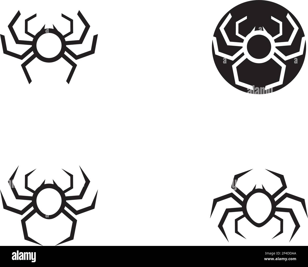 Spider Symbol Illustration Design Stock Vektor
