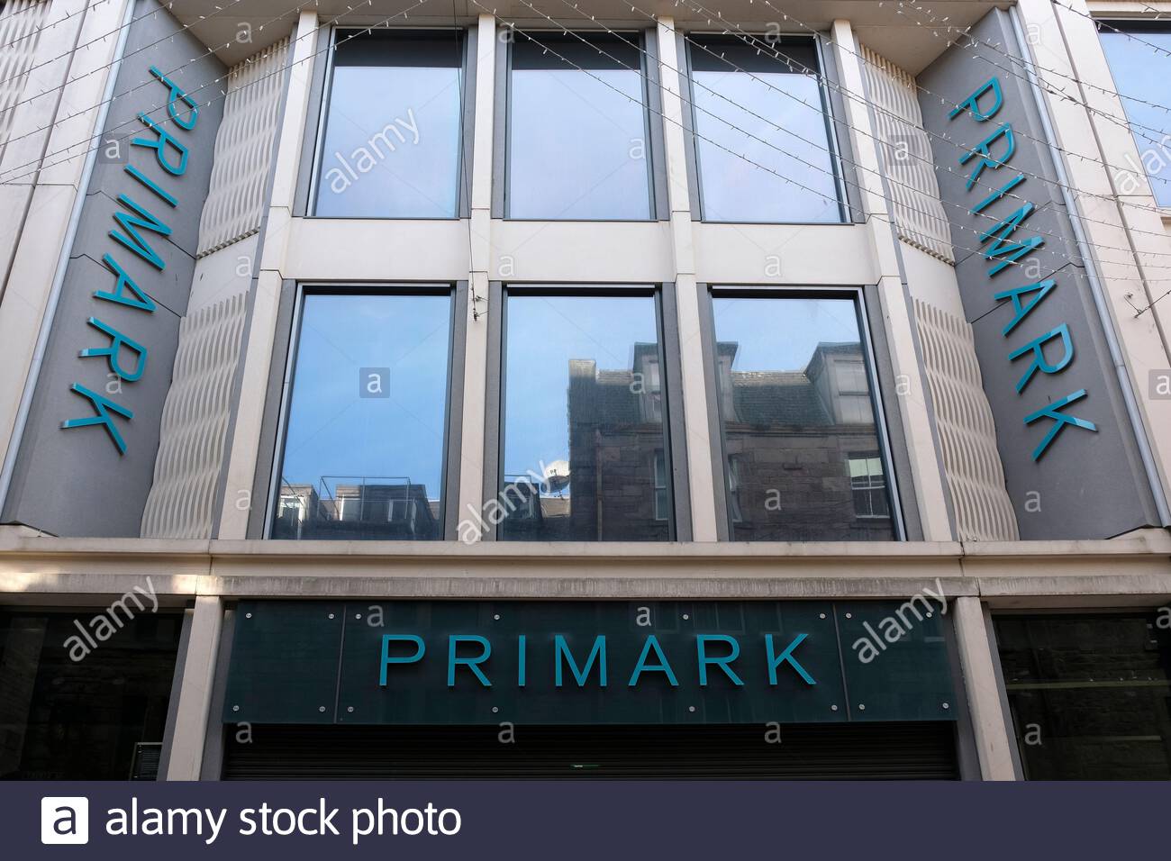 Primark, Discountmodehändler, Rose Street, Edinburgh, Schottland Stockfoto
