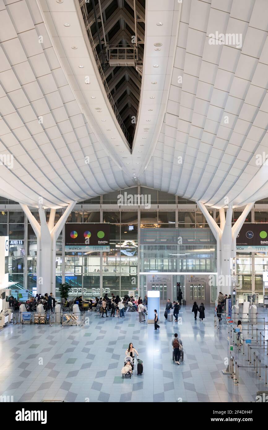 Tokio internationaler Flughafen, Japan Stockfoto