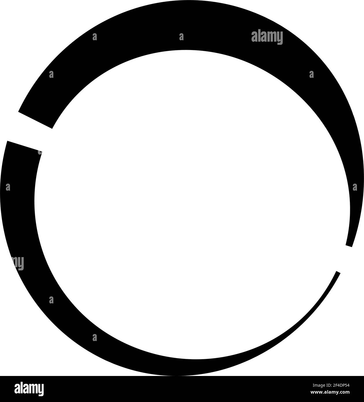 Gestrichelte Linien spiralförmig, wirbelt und wirbelt. Konzentrische und kreisförmige Spirale, Helix-Vektor-Element – Stock-Vektor-Illustration, Clip Art Grafiken Stock Vektor