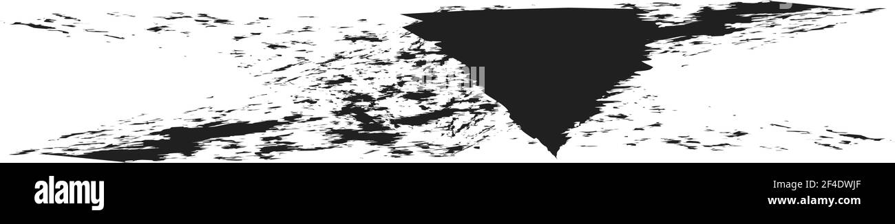 Grungy, Grunge, und strukturierte dicke Linie Trennlinie, Pinsel, Pinselstrich Vektor. Tinte, Flüssigkeit und Flüssigkeit horizontal Spritz-Effekt – Stock Vektor-Illust Stock Vektor