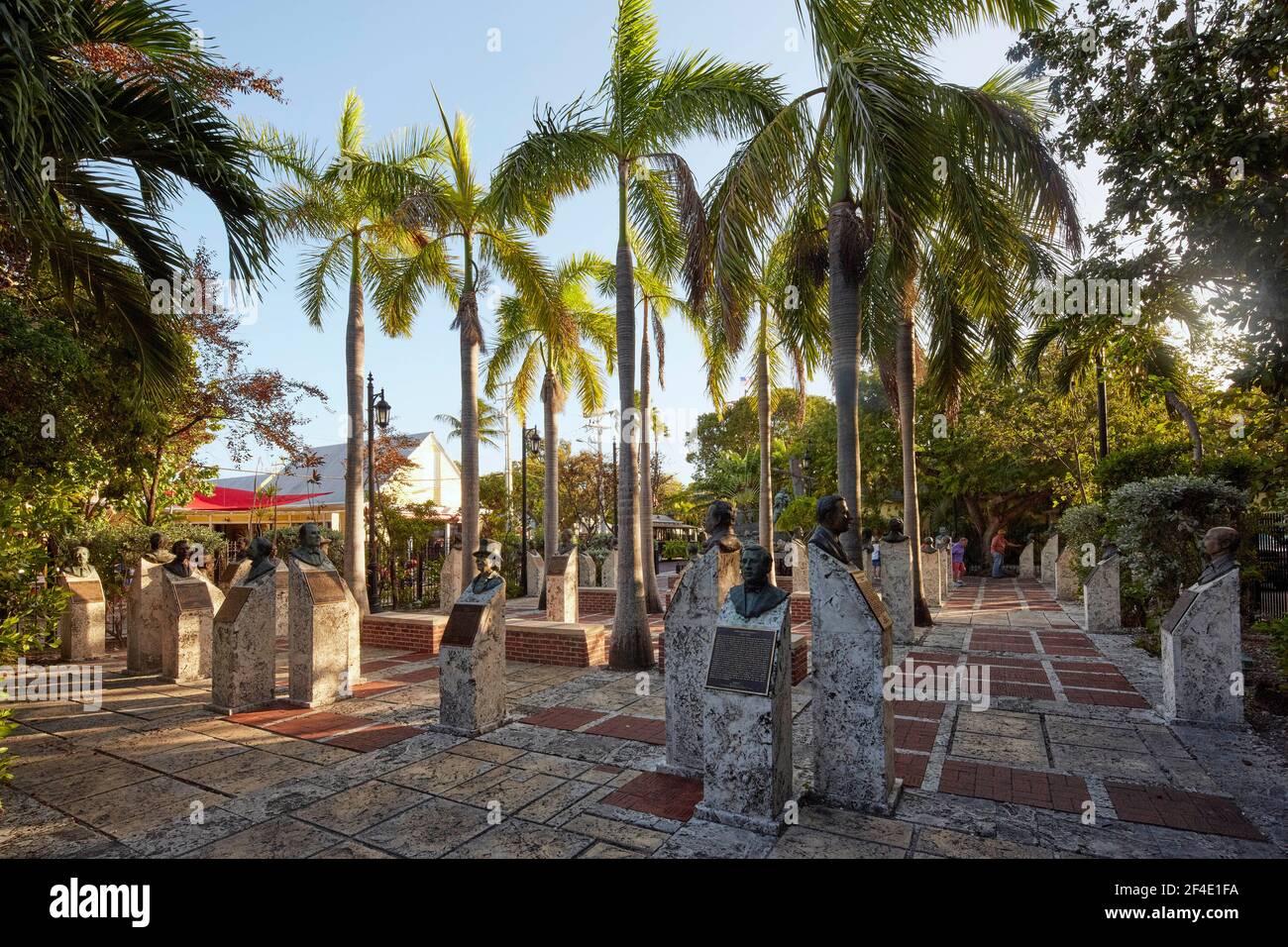 Key West Historic Memorial Sculpture Garden in Key West Florida USA Stockfoto