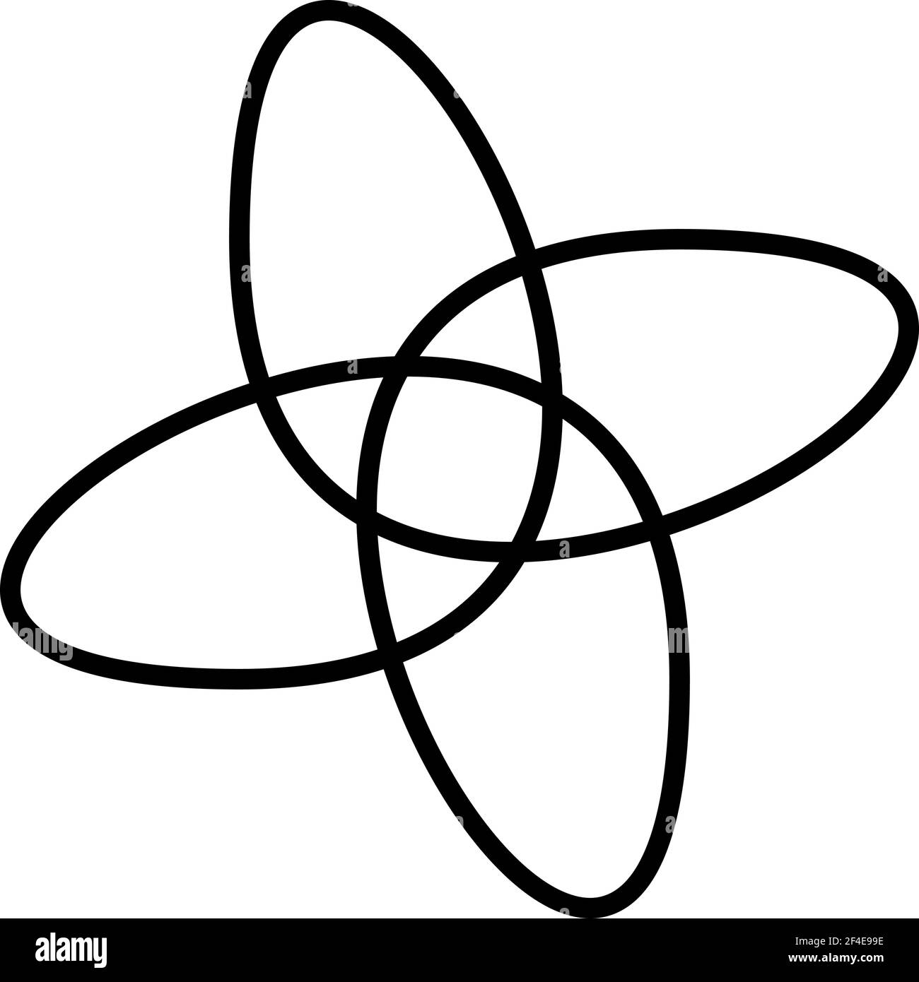 Abstraktes Motiv, Mandala Form Design Element - Stock Illustration, Clip Art Grafiken Stock Vektor