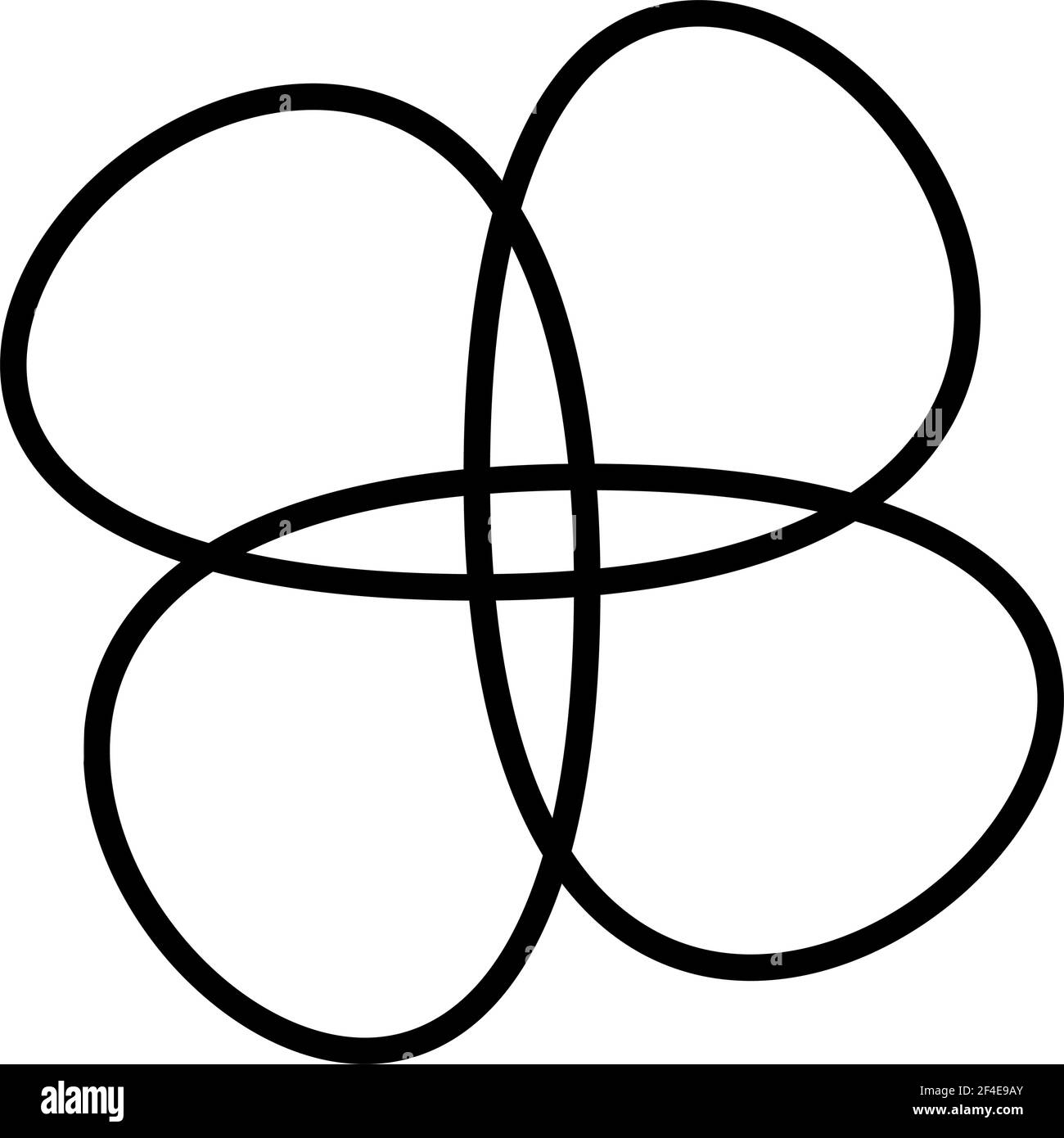 Abstraktes Motiv, Mandala Form Design Element - Stock Illustration, Clip Art Grafiken Stock Vektor