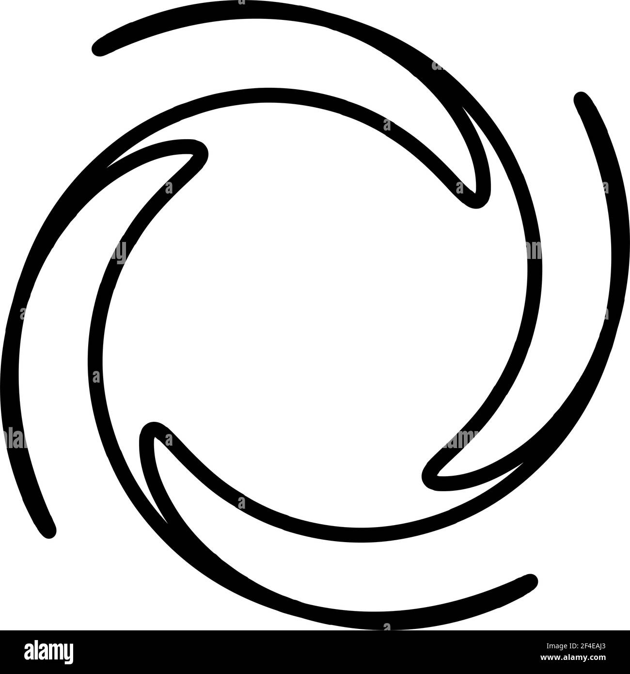 Abstraktes Motiv, Mandala Form Design Element - Stock Illustration, Clip Art Grafiken Stock Vektor