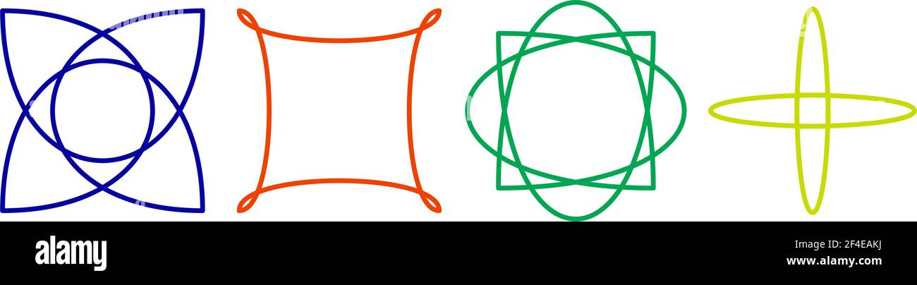 Abstraktes Motiv, Mandala Form Design Element - Stock Illustration, Clip Art Grafiken Stock Vektor