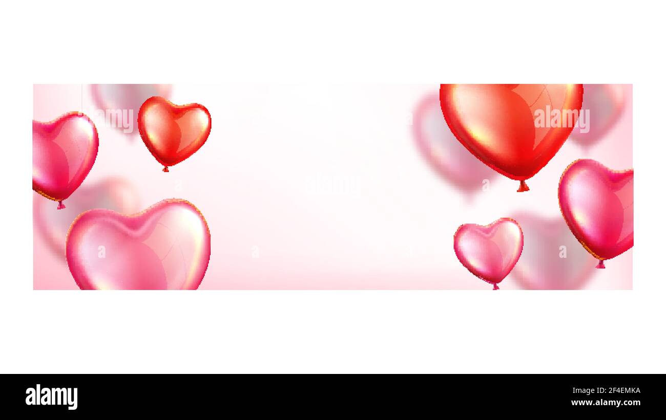 Valentinstag Super Sale Promo Banner Vektor Stock Vektor