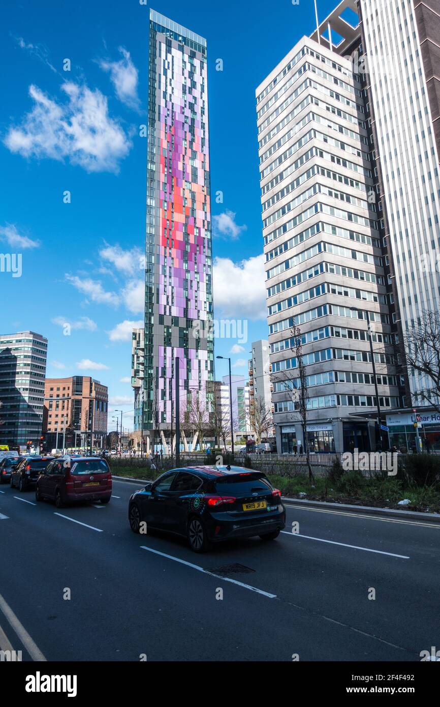 Saffron Square Building Croydon Stockfoto