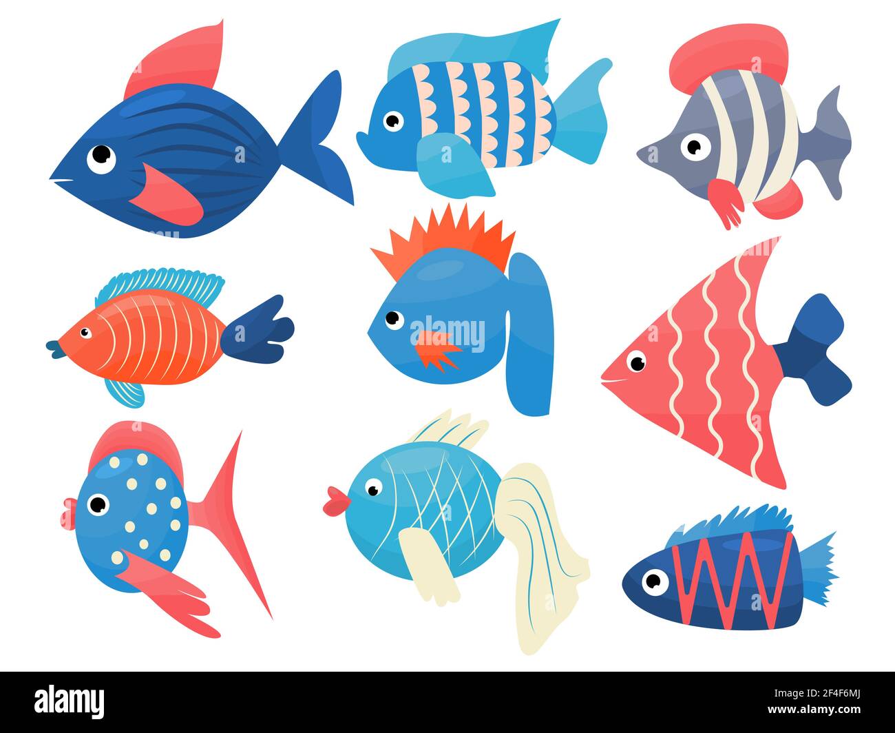 Cartoon Fish Bubble Stockfotos Und Bilder Kaufen Alamy
