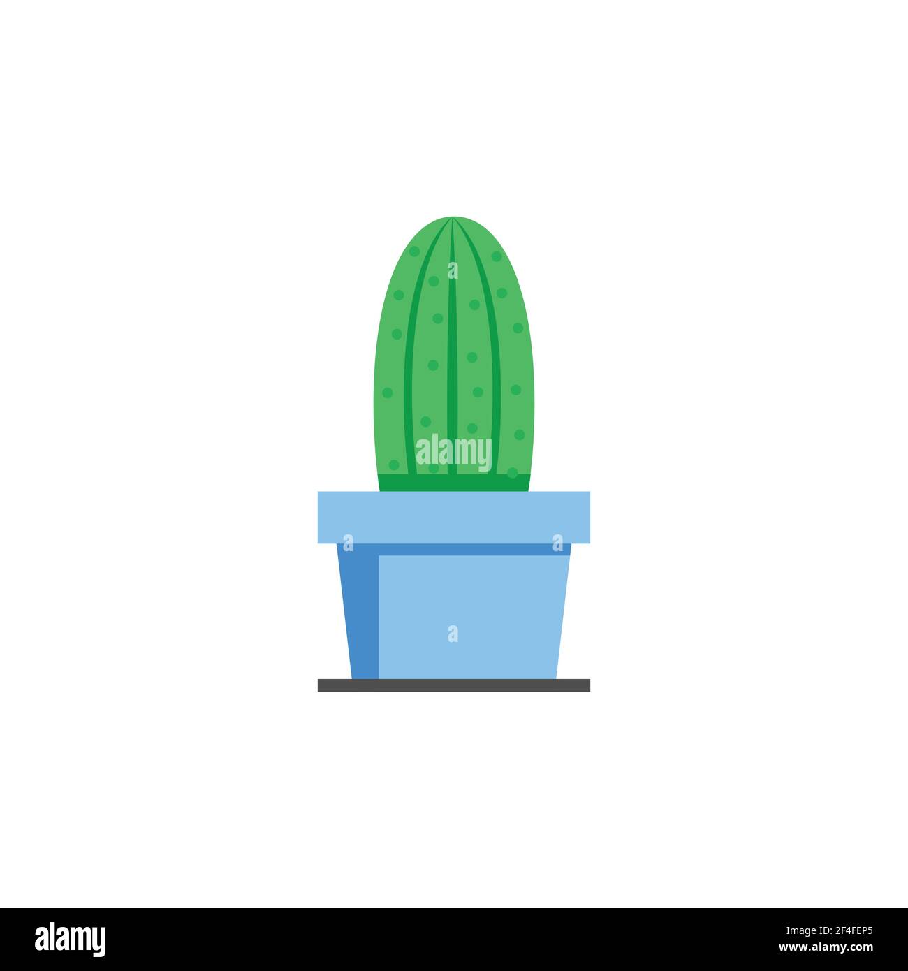 Kaktus Pflanze Symbol Abbildung auf weißen Hintergrund ...
