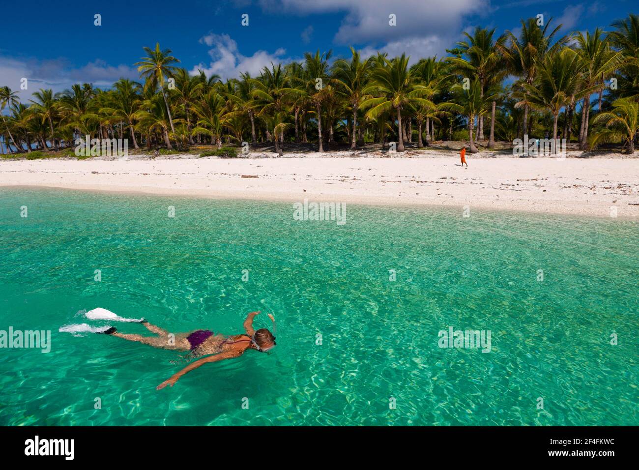 Schnorcheln vor Fadol Insel, Kai-Inseln, Molukken, Indonesien Stockfoto