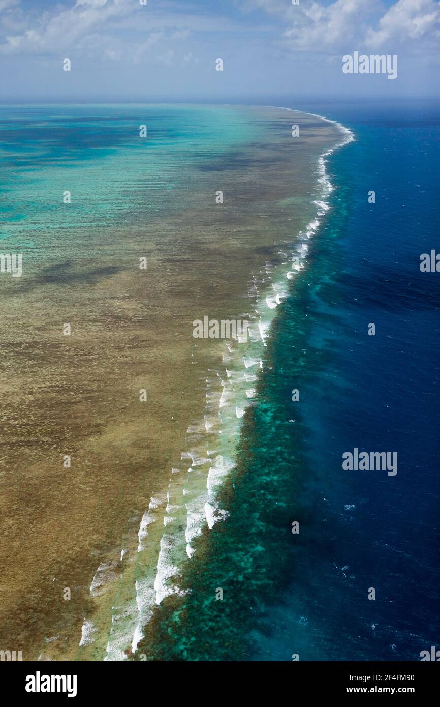 Luftaufnahme Great Barrier Reef, Queensland, Australien Stockfoto