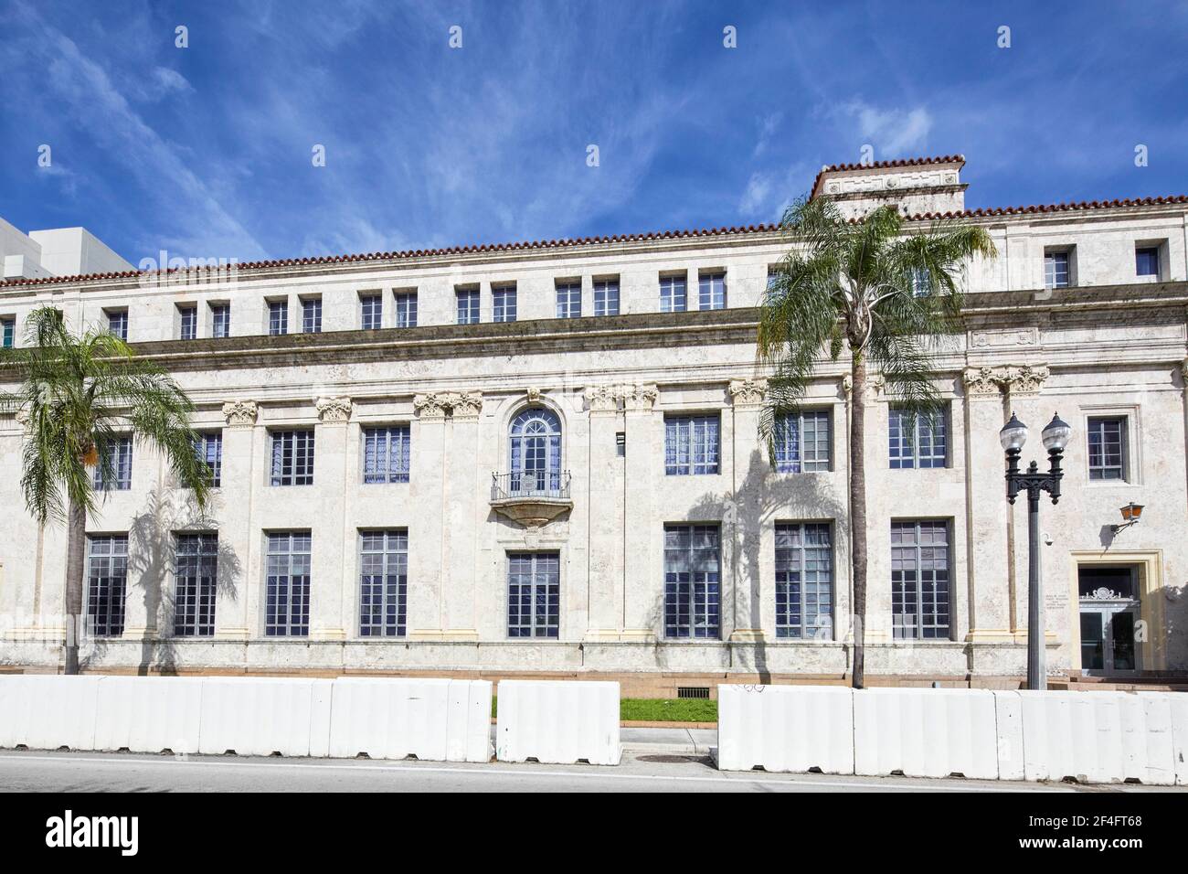 David W Dyer Federal Building und United States Courthouse entworfen Von Carrere & Hastings Architekturbüro in Miami Florida USA Stockfoto