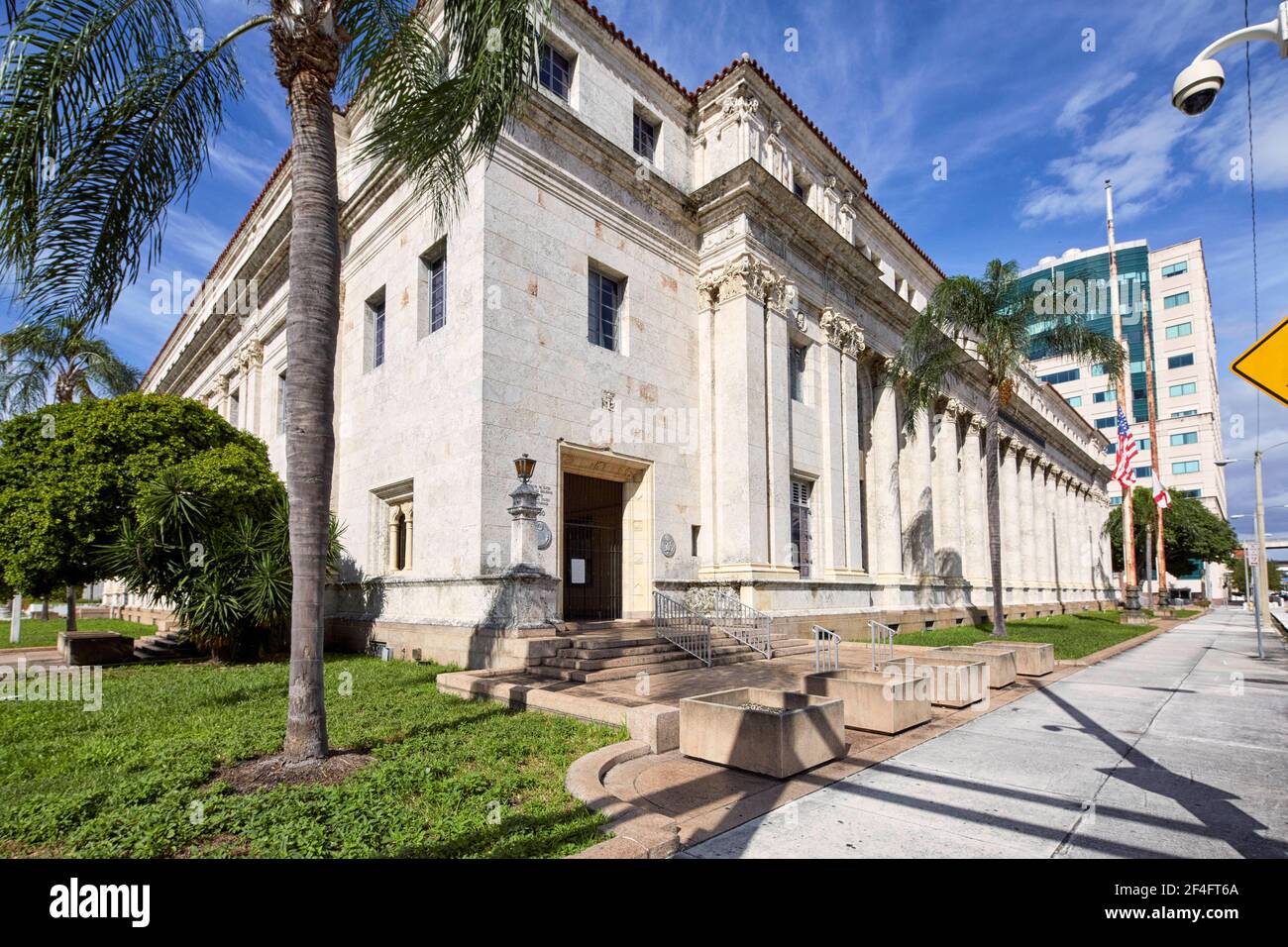 David W Dyer Federal Building und United States Courthouse entworfen Von Carrere & Hastings Architekturbüro in Miami Florida USA Stockfoto