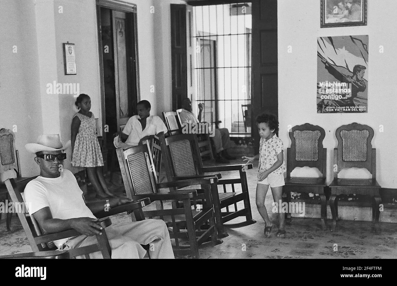 Parteizentrale in Trinidad, Kuba, Sancti Spiritus (Kuba : Provinz), Trinidad (Kuba : Municipio), 1964. Aus der Sammlung Deena Stryker Photographs. () Stockfoto