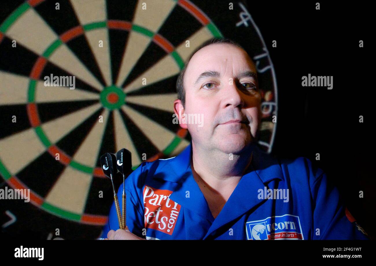 WORLD DART CHAMPION PHIL TAYLOR. BILD DAVID ASHDOWN Stockfoto