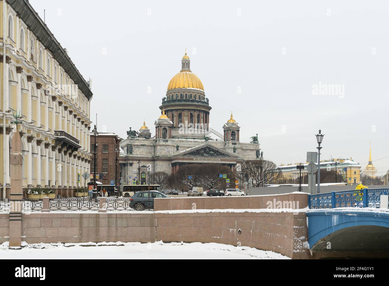St. Isaac Kathedrale in St. Petersburg Stockfoto