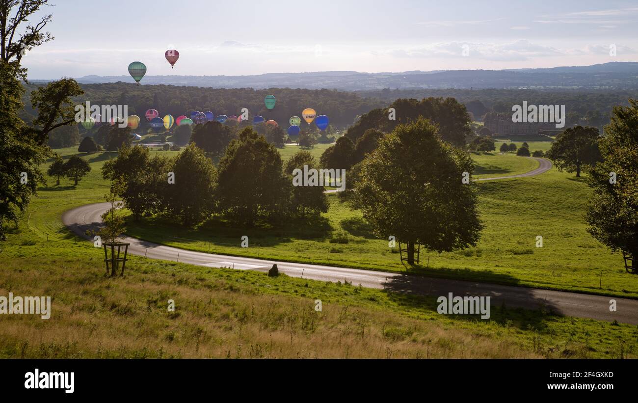 Sky Safari in Longleat im Jahr 2017 Stockfoto