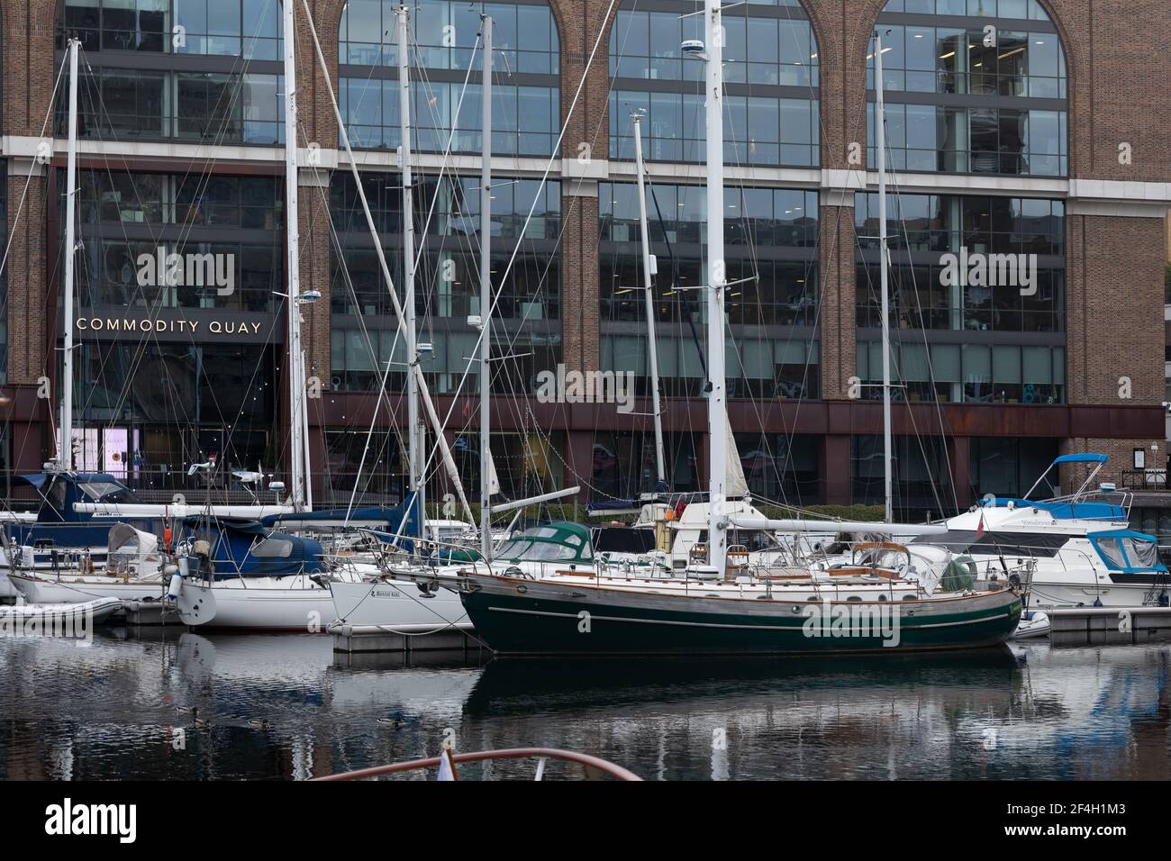 London entlang der Themse Stockfoto