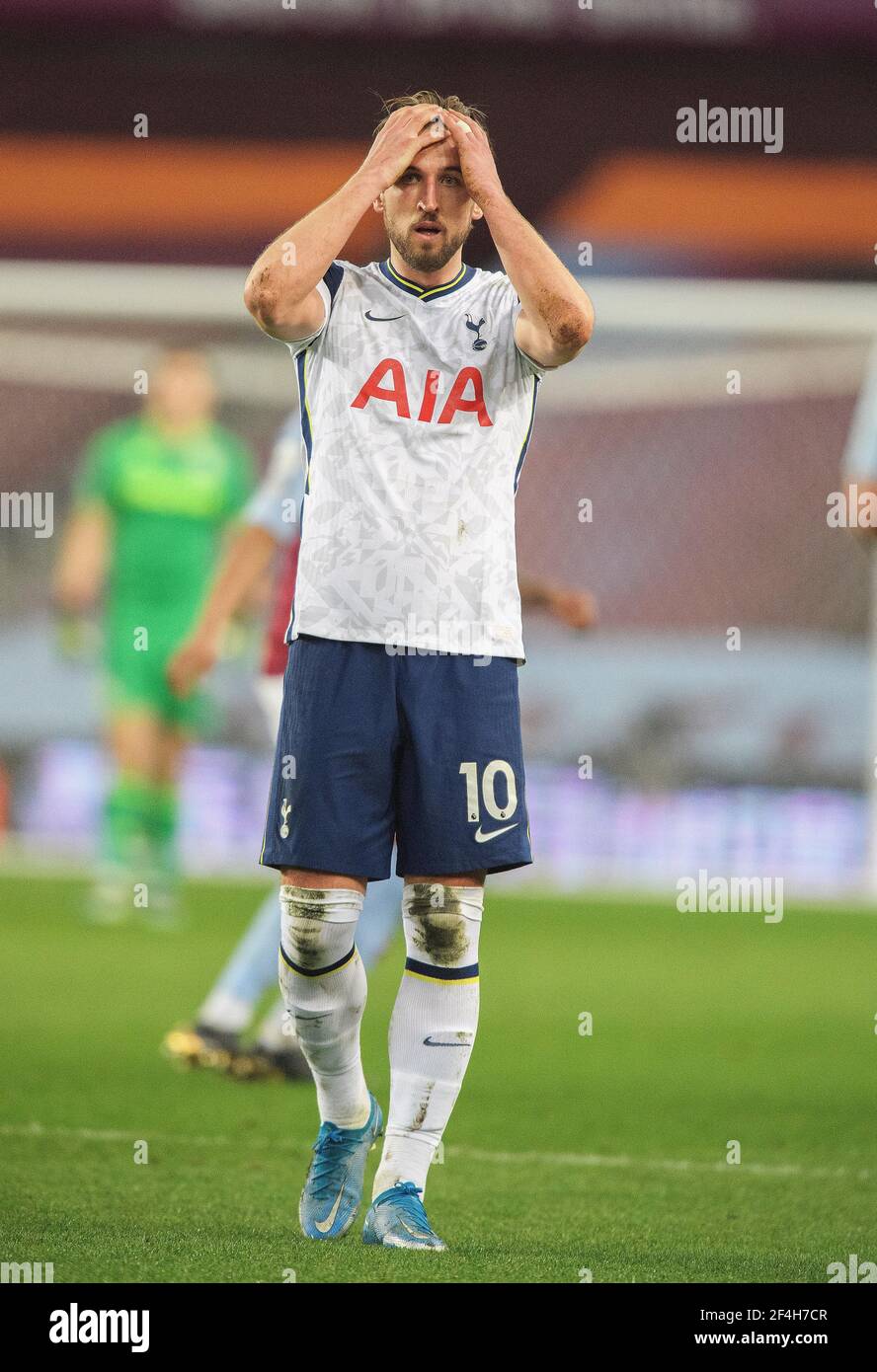 Villa Park, Birmingham, 21 Mär 2021 Tottenhams Harry Kane während ihres Premier League-Spiels gegen Aston Villa Bildnachweis : © Mark Pain / Alamy Live News Stockfoto