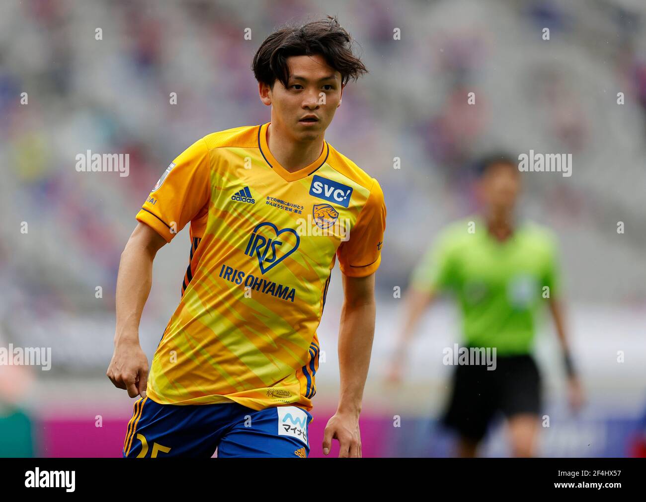 Ajinomoto Stadium, Tokio, Japan. März 2021, 21st. Takumi Mase (Vegalta), 21. MÄRZ 2021 - Fußball/Fußball : 2021 J1 Liga-Spiel zwischen FC Tokyo 2-1 Vegalta Sendai im Ajinomoto Stadion, Tokio, Japan. Quelle: AFLO/Alamy Live News Stockfoto