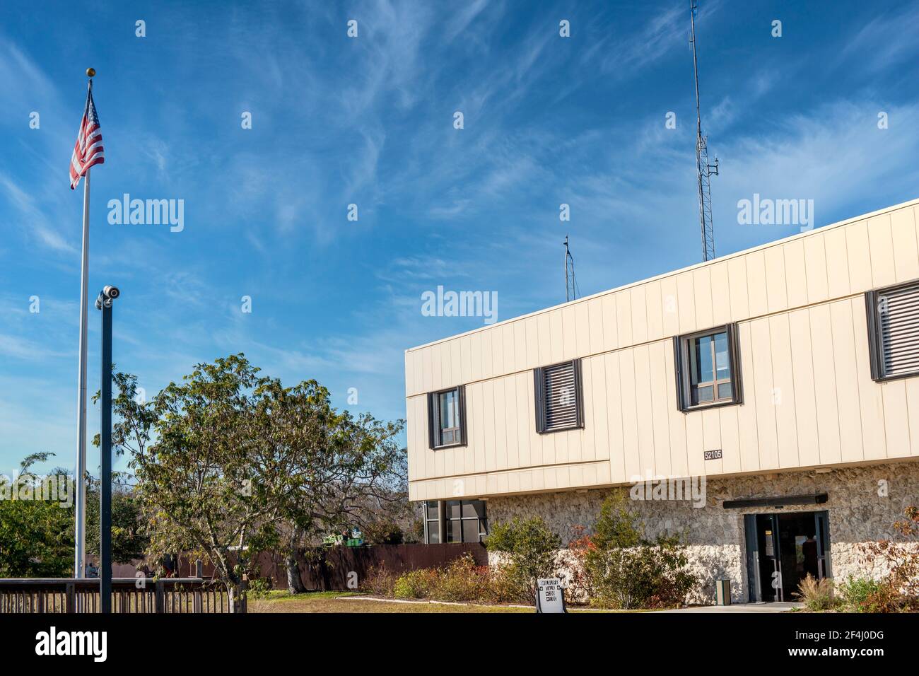 Das Oasis Visitors Center im Big Cypress National Preserve in den Florida Everglades. Stockfoto