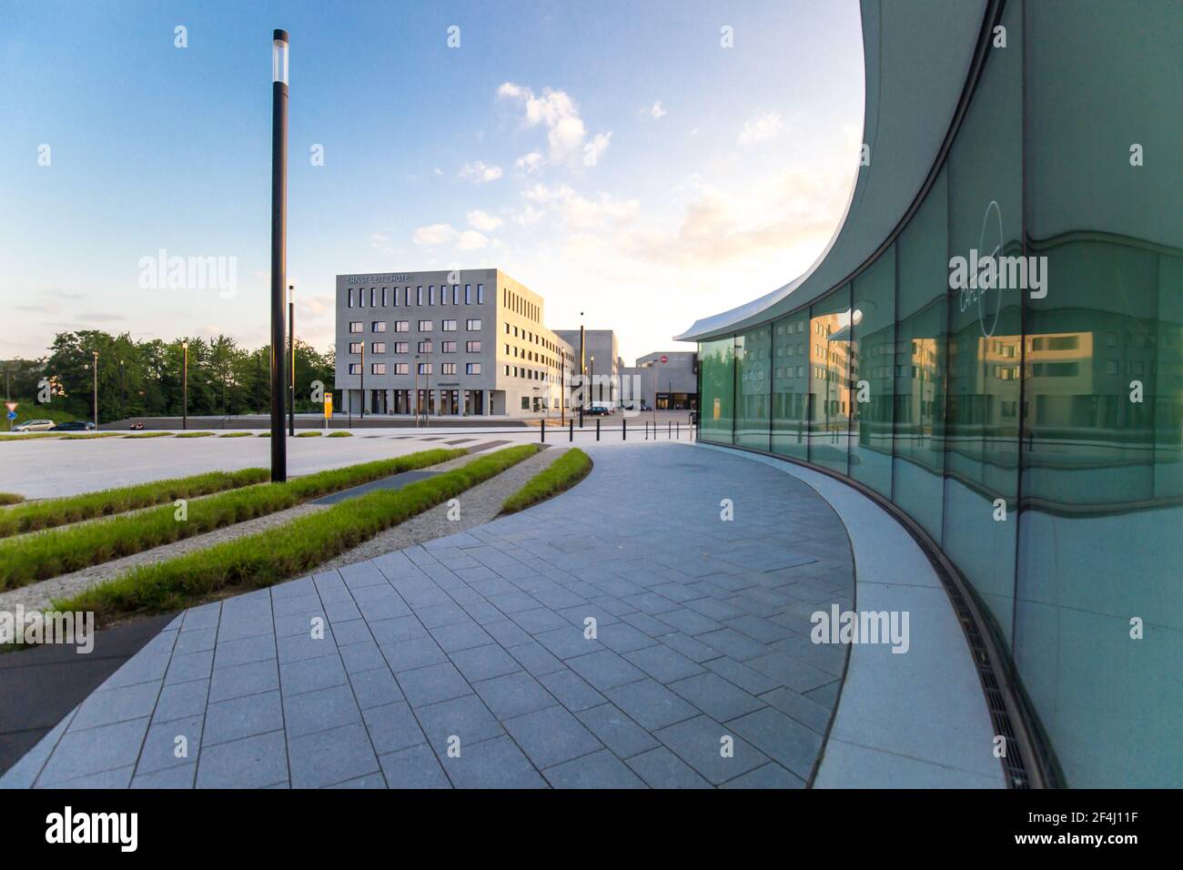 WETZLAR; DEUTSCHLAND 2020 06 22: Leitz-Park. Industrieller Teil von Wetzlar, Hauptsitz des Leica-Werks. Stockfoto