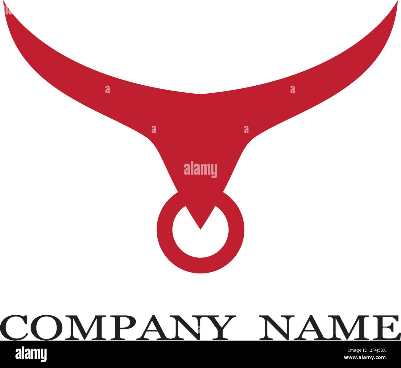 Bull Logo Vorlage Vektor Symbol Illustration Design Stock Vektorgrafik Alamy