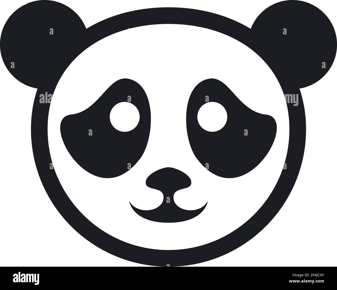 Panda Logo Vorlage Vektor Symbol Illustration Design Stock Vektor