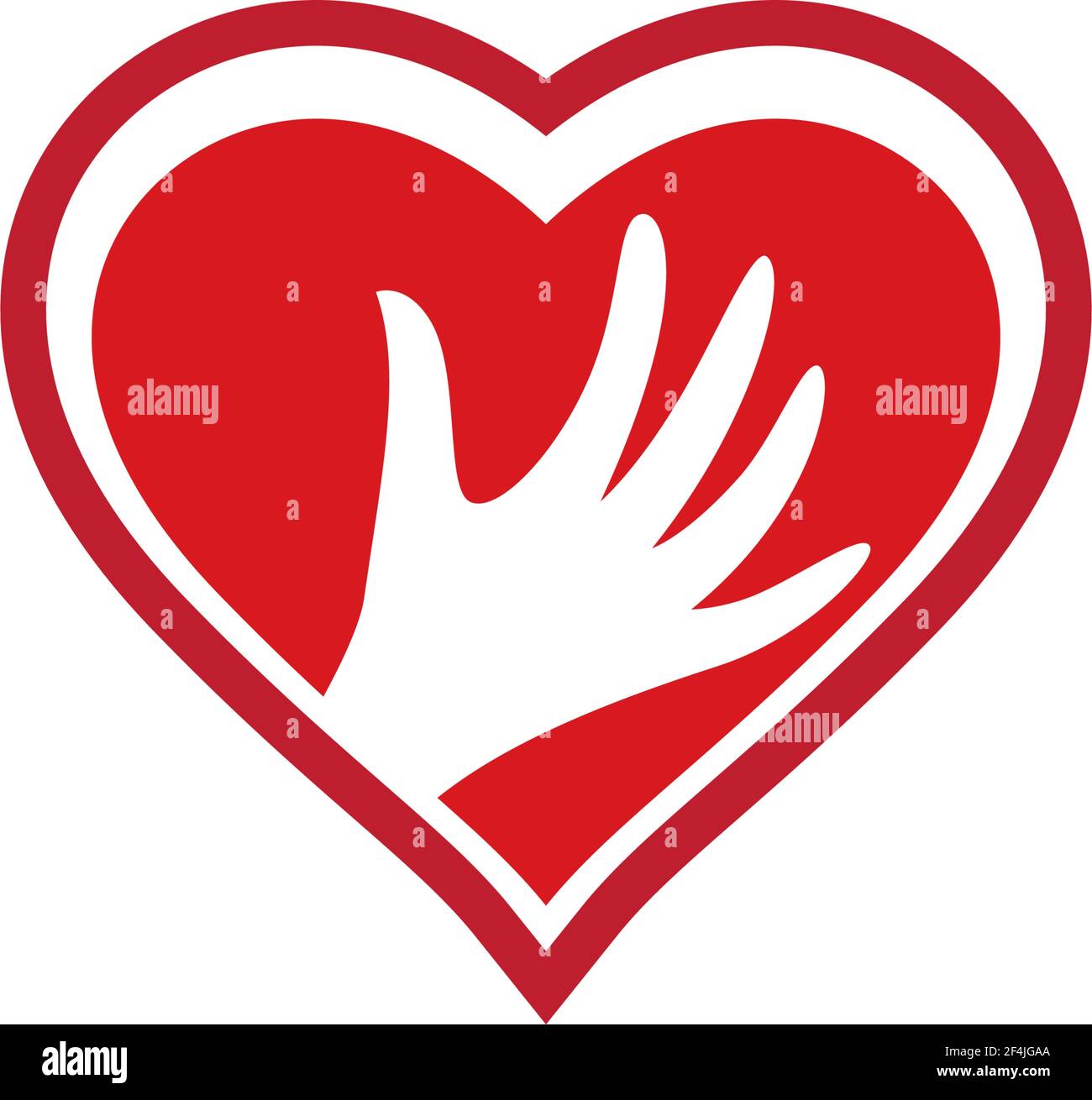 Liebe Logo Vektor Symbol Illustration Design Stock Vektor