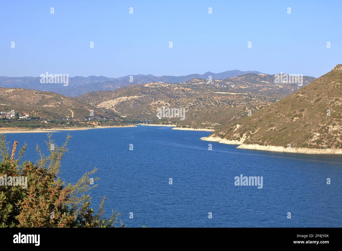 Der Kouris-Stausee, 15 km von Limassol, Zypern Stockfoto