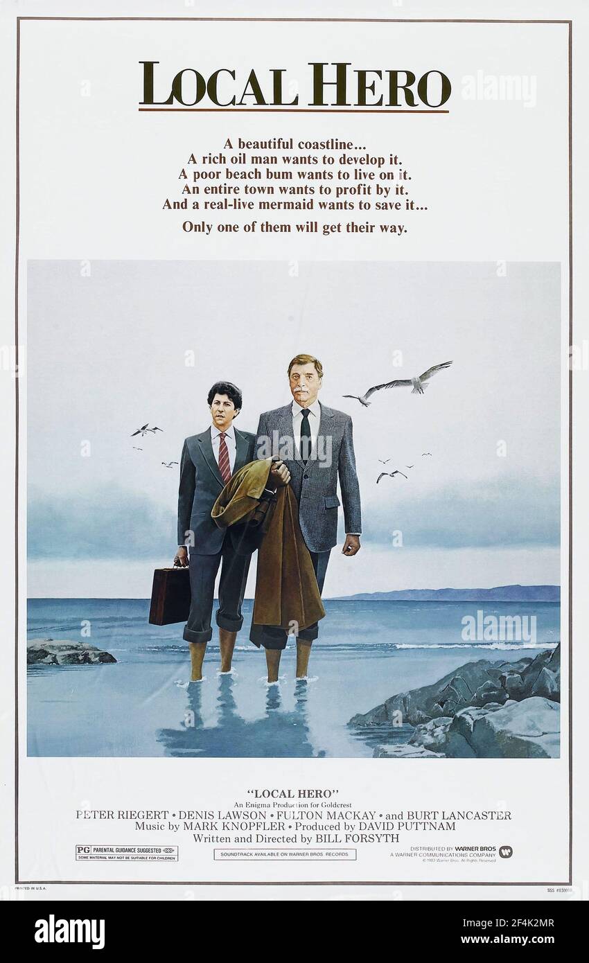 LOCAL HERO (1983), Regie: BILL FORSYTH. Copyright: Nur für redaktionelle Verwendung. Keine Verkaufsförderung oder Buchumschläge. Dies ist ein öffentlich verteiltes Handout. Nur Zugriffsrechte, keine Lizenz des Urheberrechts. Nur zu vervielfältigen in Verbindung mit der Promotion dieses Films. Kredit: ENIGMA-GOLDCREST/WB / Album Stockfoto