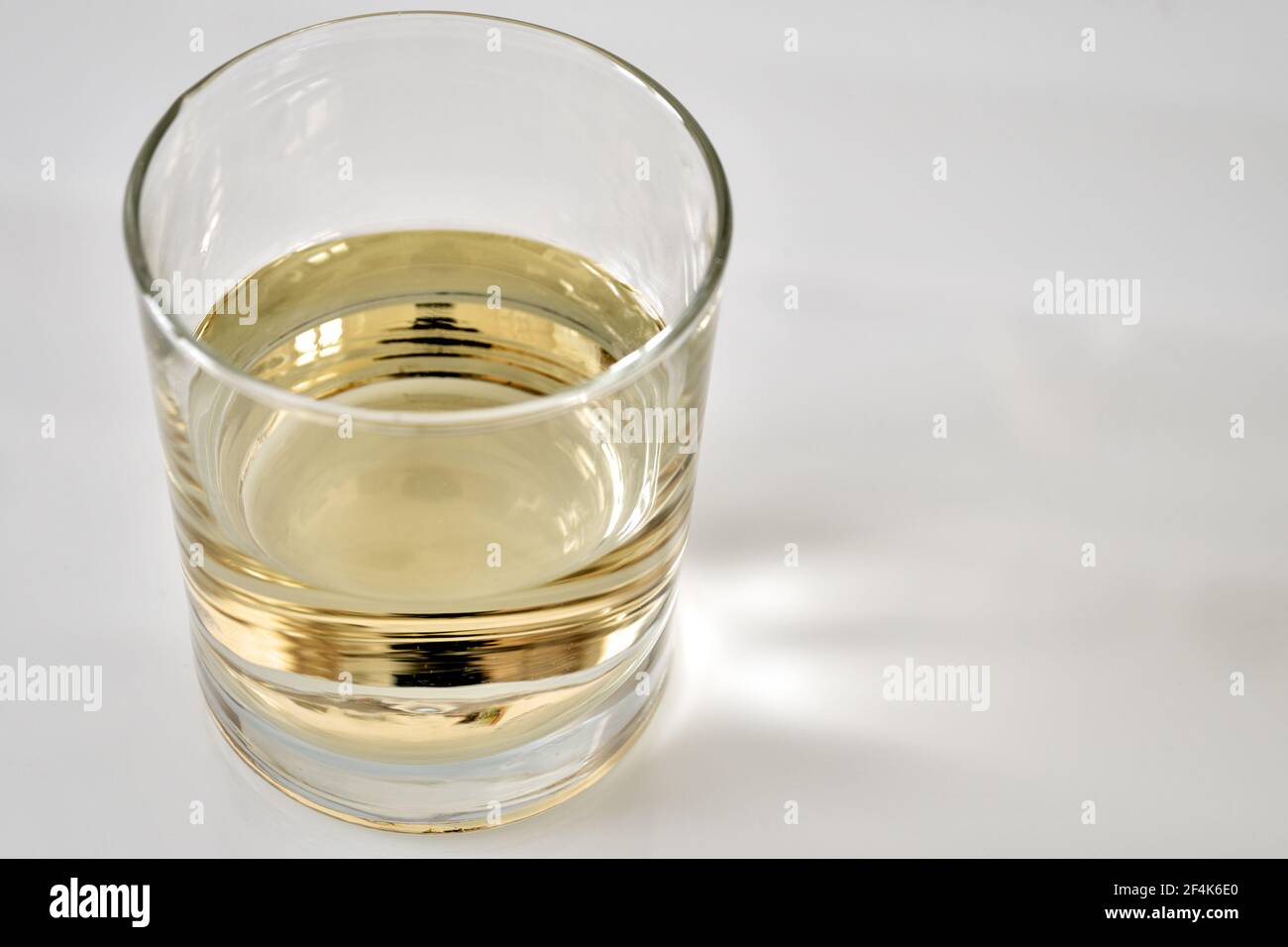 bicchiere vino bianco altra vista Stockfoto
