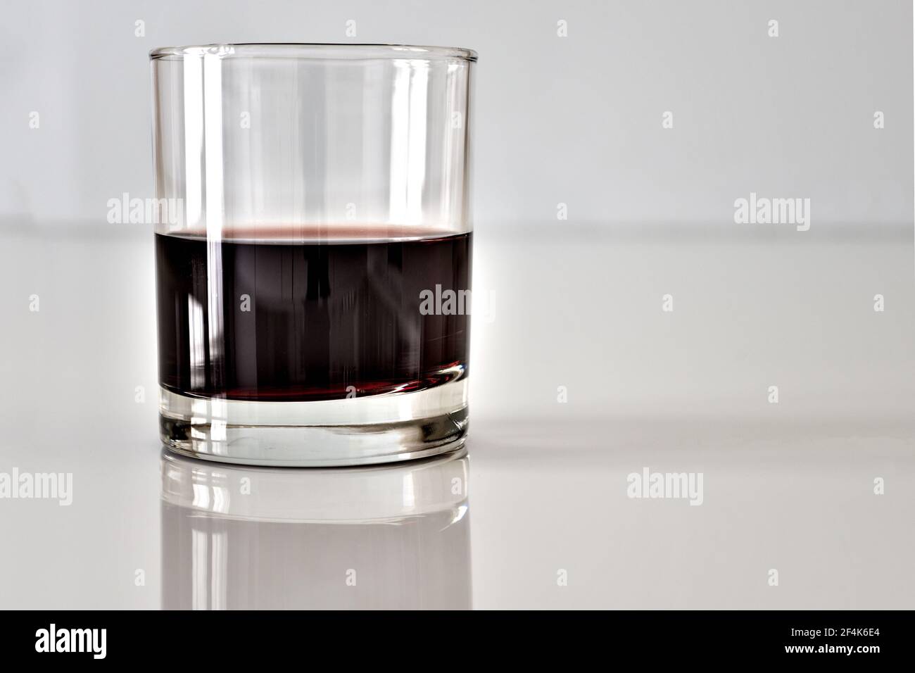 bicchiere vino rosso Stockfoto