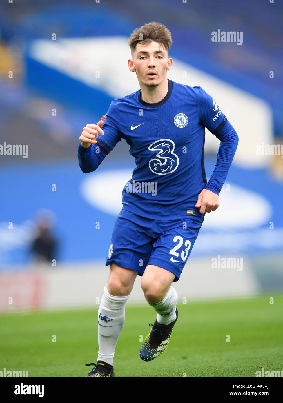 Stamford Bridge, London, 21. März 2021 Chelsea's Billy Gilmour während ihres FA Cup-Spiels gegen Sheffield United Bildquelle : © Mark Pain / Alamy Live News Stockfoto