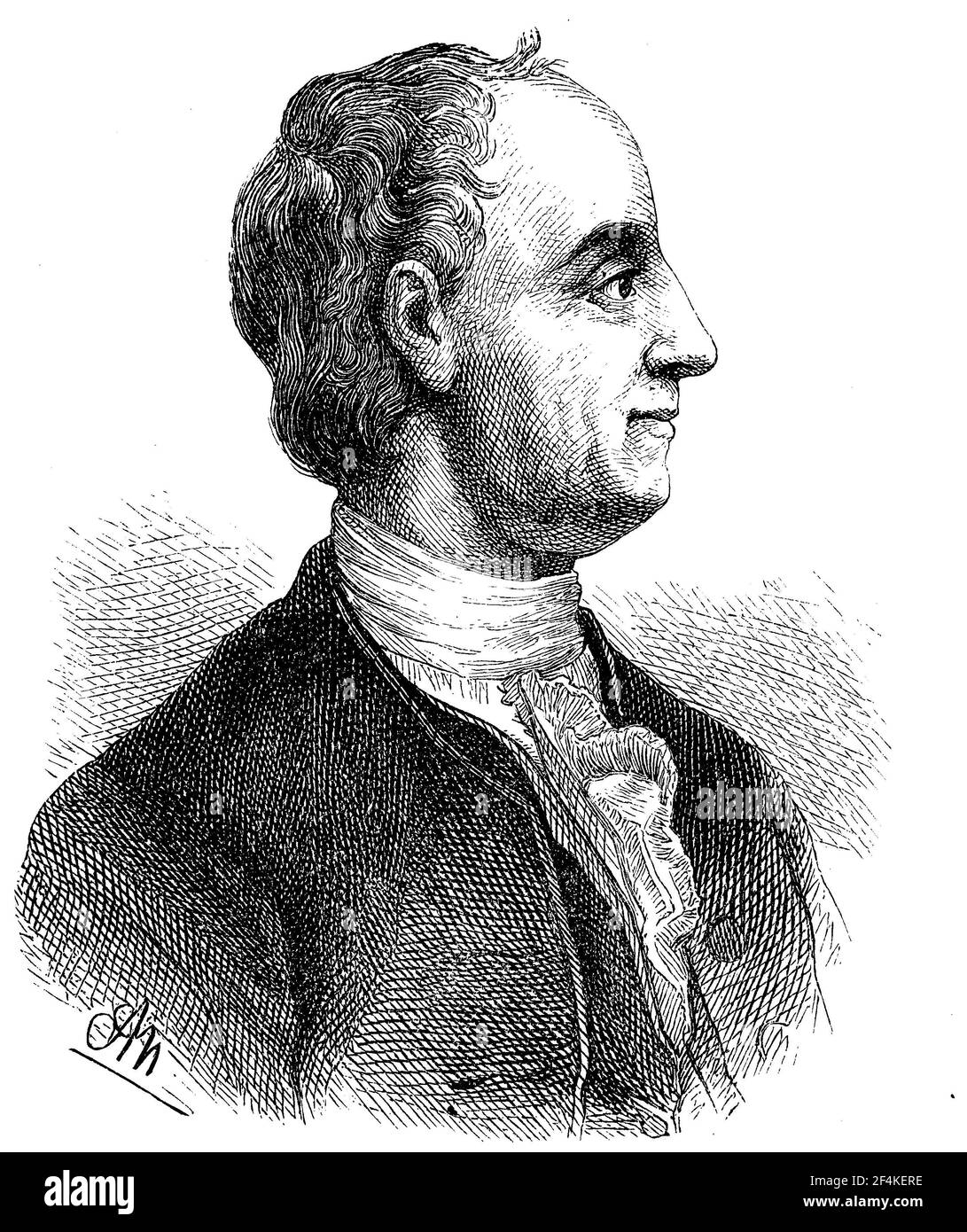 Leonhard Euler, Leonhardus Eulerus, 15. April 1707 - 18. September 1783, Schweizer Mathematiker, Physiker, Astronom, Geograph, Logiker und Ingenieur / Leonhard Euler, Leonhardus Eulerus, 15. 1707. Bis 18. April. September 1783, ein Schweizer Mathematiker, Physiker, Astronom, Geograph, Logiker und Ingenieur, Historisch, historisch, digital verbesserte Reproduktion eines Originals aus dem 19th. Jahrhundert / digitale Reproduktion einer Originalvorlage aus dem 19. Jahrhundert Stockfoto