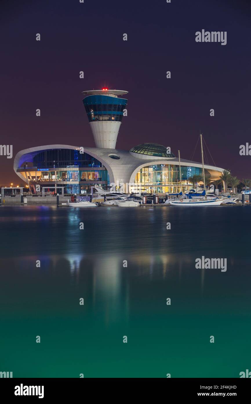 Die Vereinigten Arabischen Emirate, Abu Dhabi, Yas Island, Yas Marina, Cipriani italienisches Restaurant Stockfoto