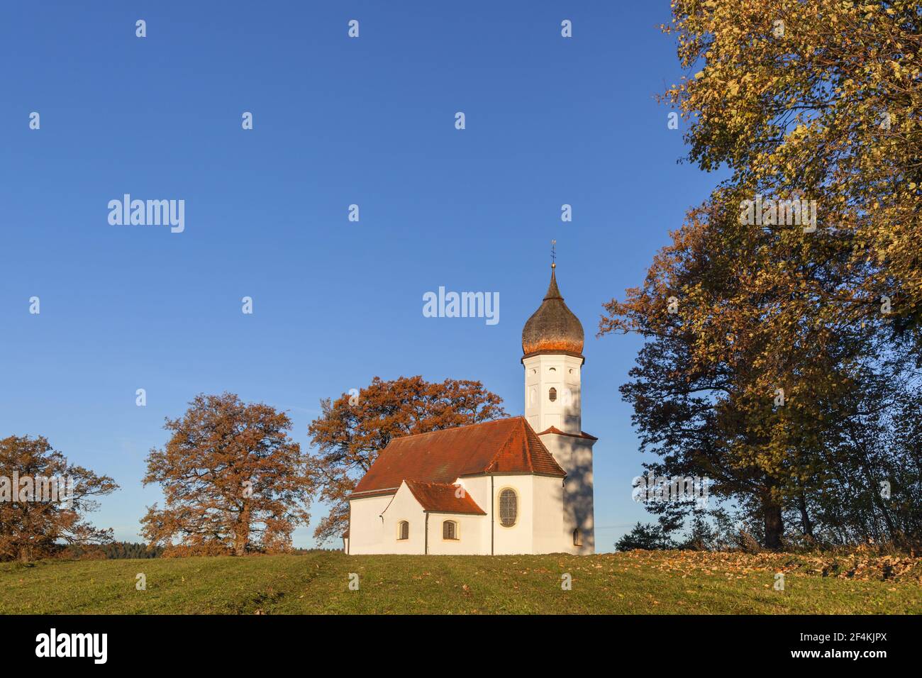 Geographie / Reisen, Deutschland, Bayern, Penzberg, Hubkapelle (Hub capel) in Penzberg, Oberbayern, Sou, zusätzliche-Rights-Clearance-Info-not-available Stockfoto