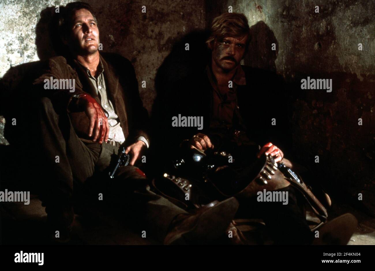 PAUL NEWMAN UND ROBERT REDFORD IN BUTCH CASSIDY AND THE SUNDANCE KID (1969), REGIE: GEORGE ROY HILL. Kredit: 20th CENTURY FOX / Album Stockfoto