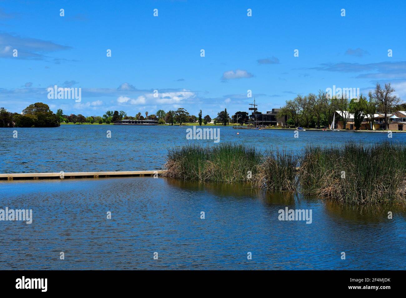 Australien, Albert Park Lake in Melbourne Stockfoto