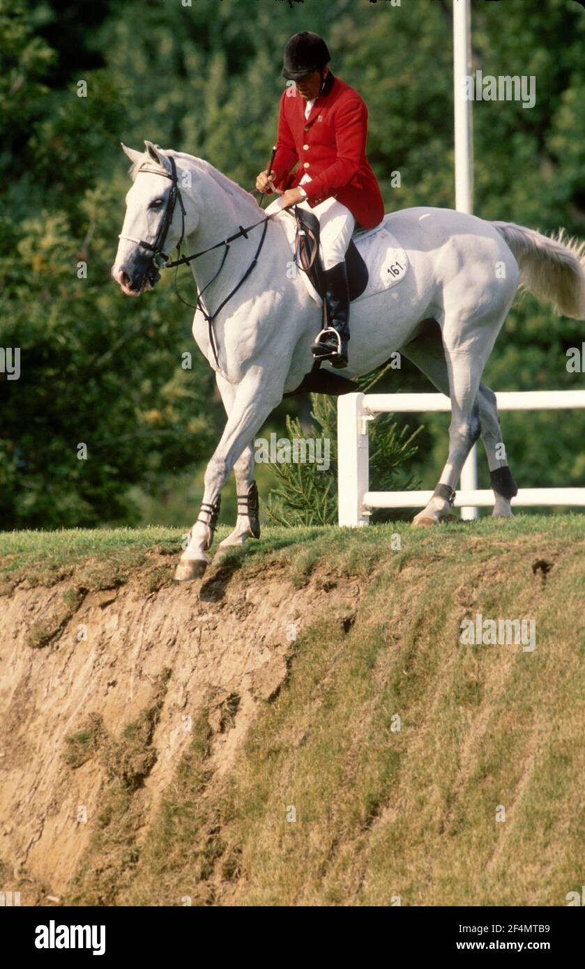 Silk Cut Derby, Hickstead, 1996, David Bowen, Großbritannien, Ben Hur die Bank Stockfoto