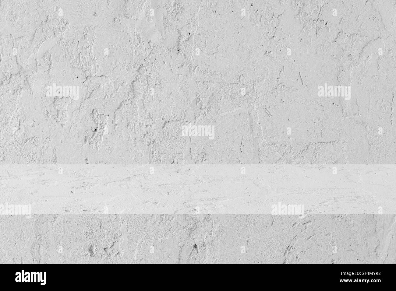 Konkrete Texturtabelle Produktanzeige Vorlage Hintergrund mit Kopierraum. Stockfoto