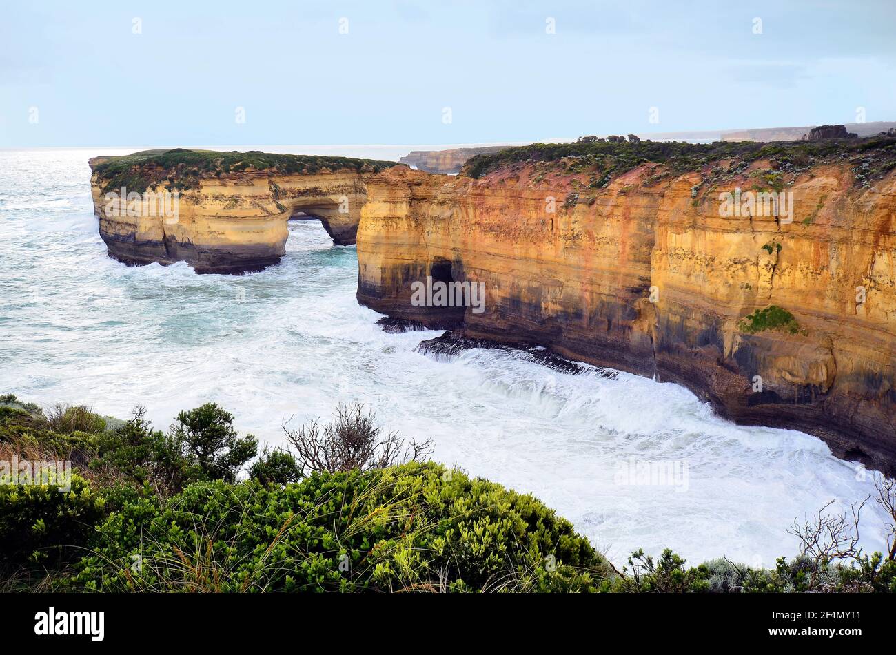 Australien, VIC, Great Ocean Road im Port Campbell National Park Stockfoto