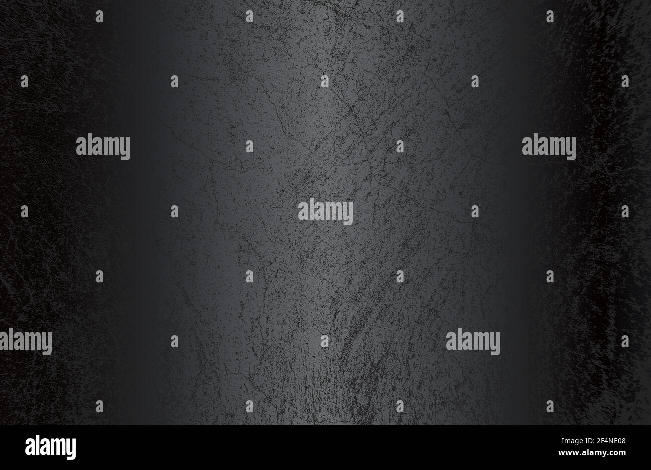 Luxus schwarz Metall Gradienten Hintergrund mit verzweifelten rissig Beton Textur. Vektorgrafik Stock Vektor