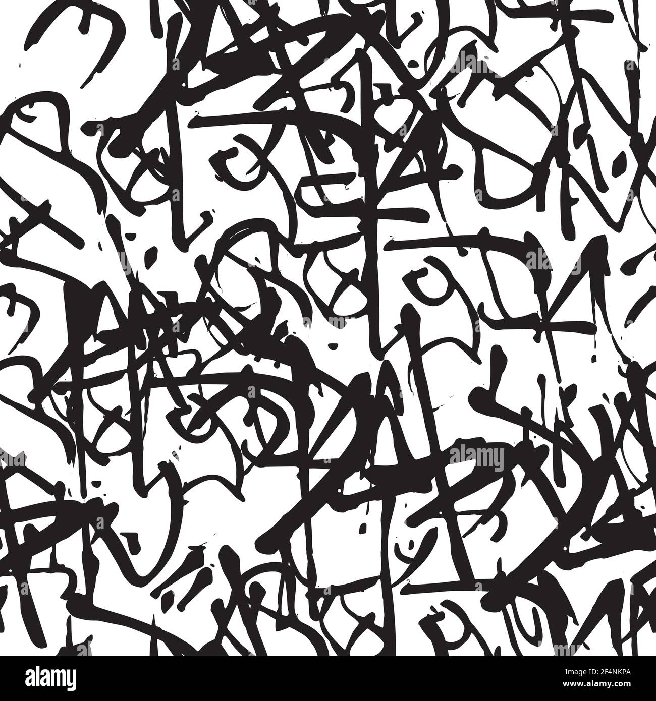 Graffiti-Duschvorhang – 183x190 Cm, Schwarzes Polyester, Mit Abstrakten Buchstaben, Retro-Design