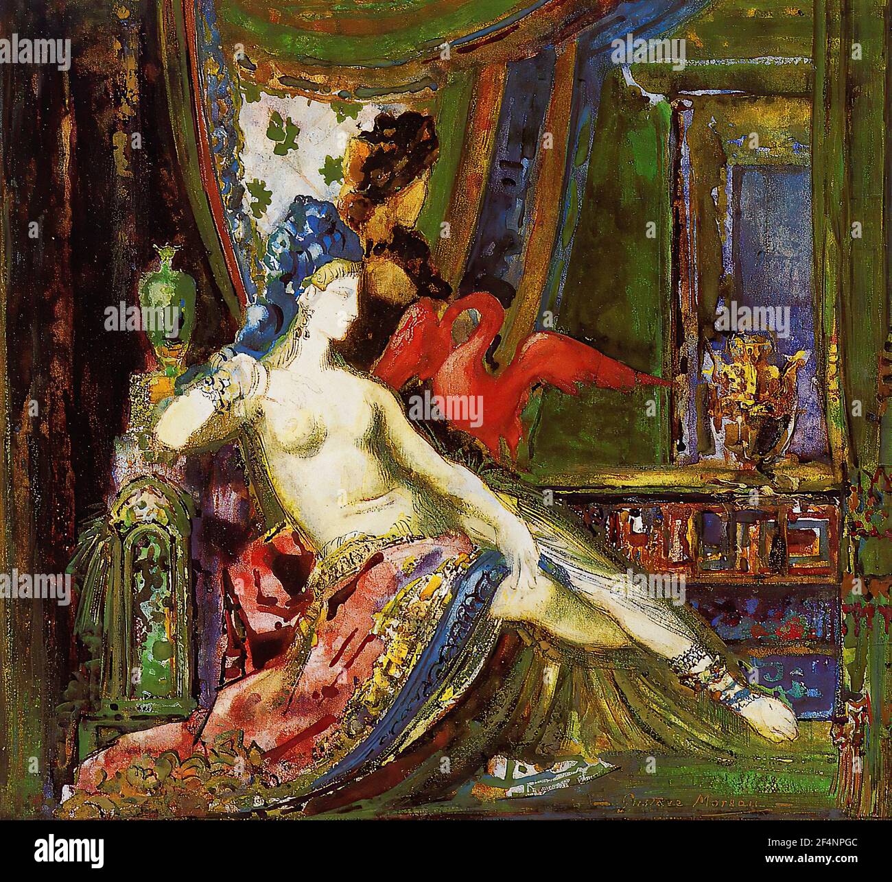 Gustave Moreau - Dalila C 1890 Stockfoto